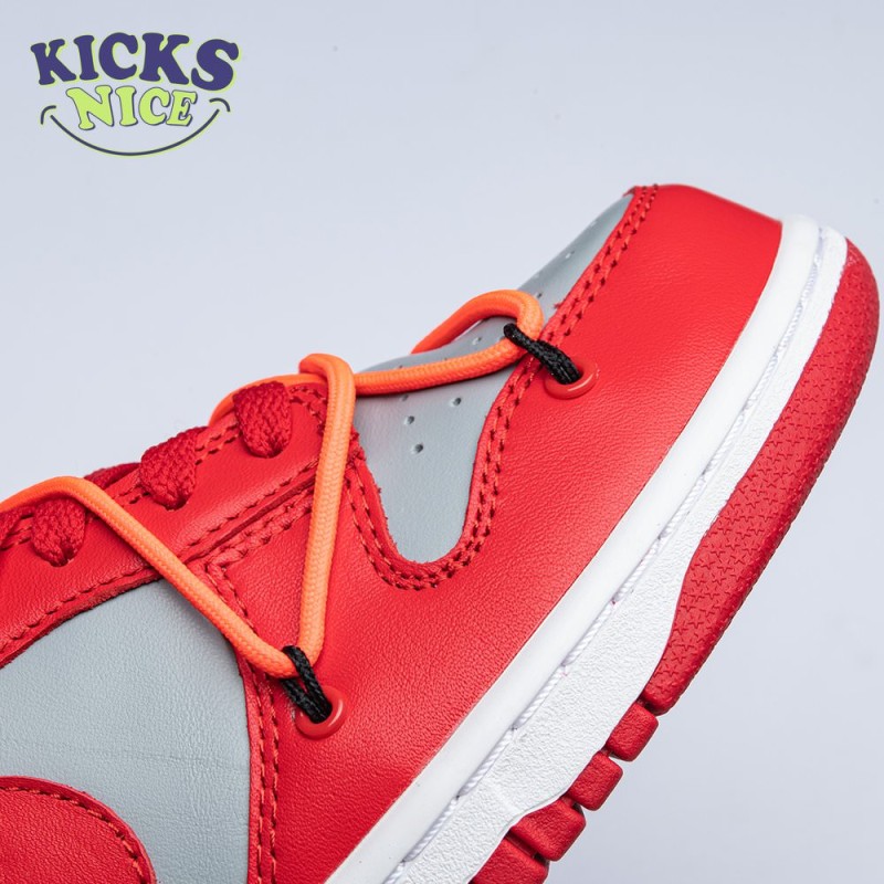 Off-White x Dunk Low 'University Red' Size 40-47.5 Off-White x Dunk Low 'University Red' Size 40-47.5