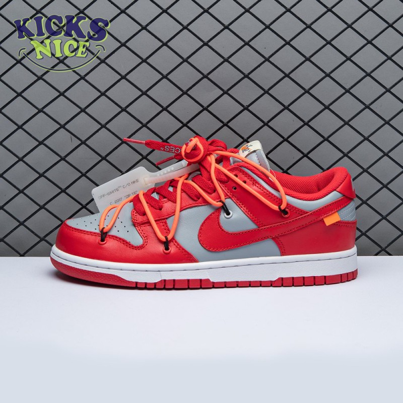 Off-White x Dunk Low 'University Red' Size 40-47.5 Off-White x Dunk Low 'University Red' Size 40-47.5