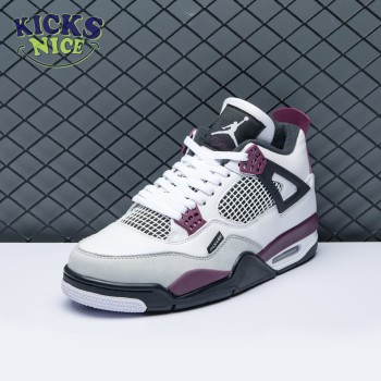 Paris Saint-Germain x Air Jordan 4 Retro 'Bordeaux' Size 40-46