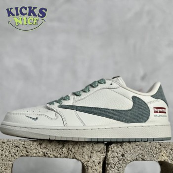 x Travis Scott x Fragment Design x Air Jordan 1 Low OG SP AJ1 JH6088-706 Size 36-45