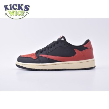 Travis Scott x Air Jordan 1 Low Bred DM7866-061 Unisex Size