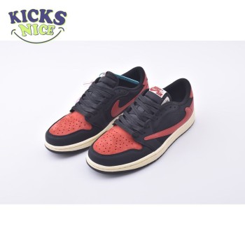 Travis Scott x Air Jordan 1 Low Bred DM7866-061 Unisex Size