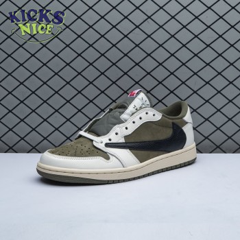 Travis Scott x Air Jordan 1 Low OG Medium Olive DM7866 200 Size 36-48.5