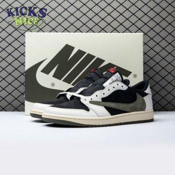 Travis Scott x Air Jordan 1 Low OG Olive DZ4137-106 Size 36-48.5