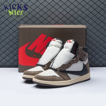 Travis Scott x Air Jordan 1 Retro High OG 'Mocha' Size 36-48.5