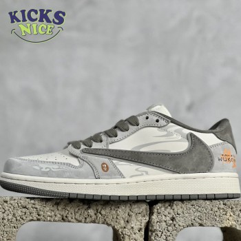 Travis Scott x Fragment Design x Air Jordan 1 Low OG SP AJ1 DM6688-610 Size 36-45