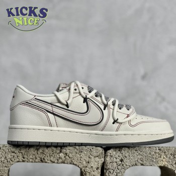 Travis Scott x Fragment Design x Air Jordan 1 Low OG SP AJ1 Stussy SJ0086-136 Size 36-45