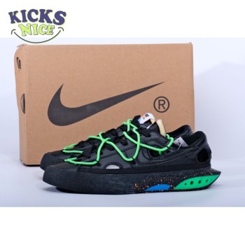 off-white x NK Blazer low'77 Black Green Size 40-46