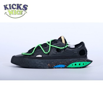 off-white x NK Blazer low'77 Black Green Size 40-46