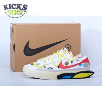 off-white x NK Blazer low'77 White Red Size 40-46